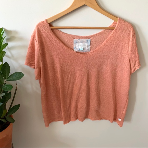 Melissa & Marley- Sheer Distressed Top - Picture 3 of 6